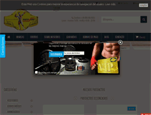 Tablet Screenshot of alimentacionculturista.com